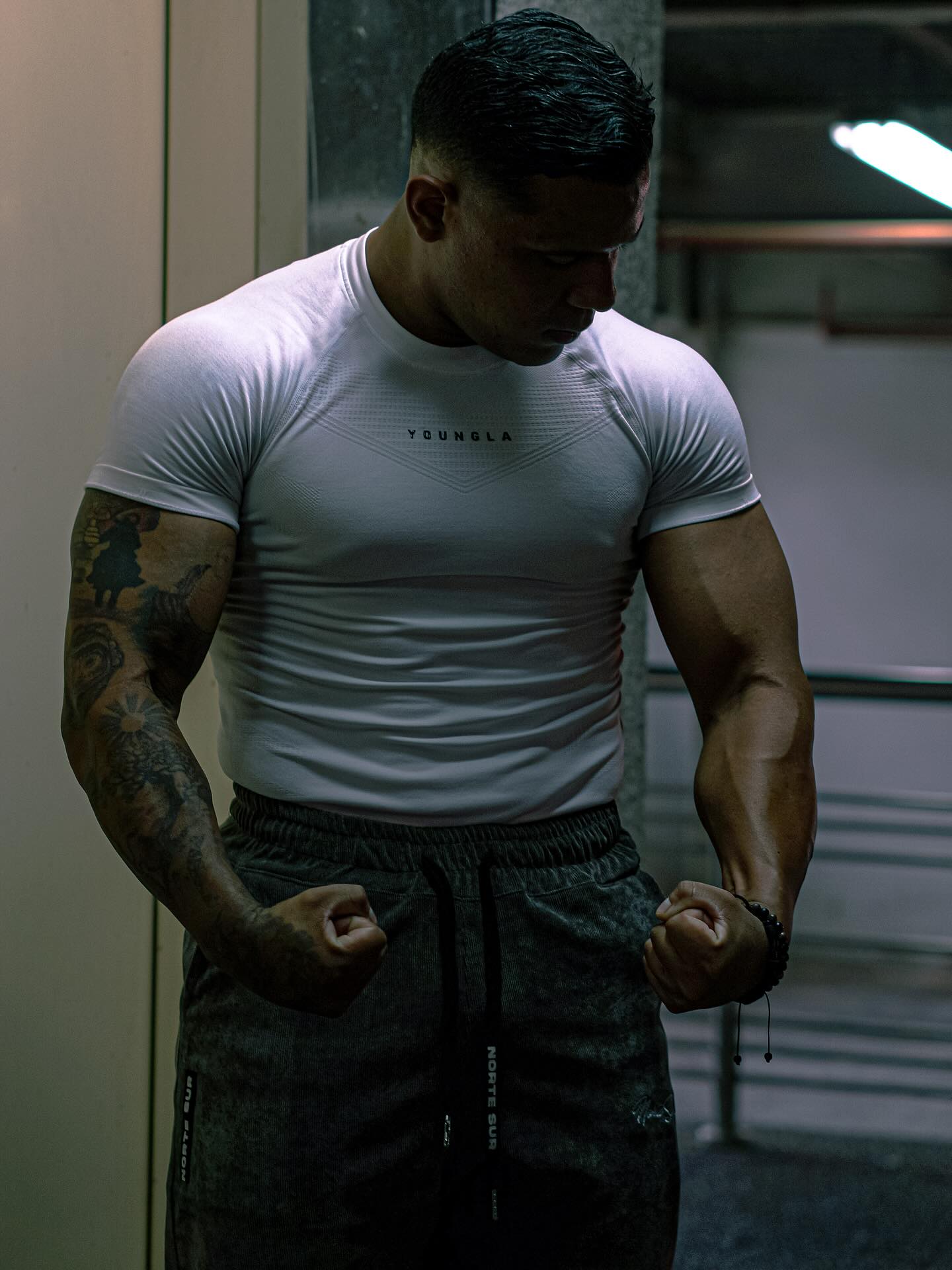 Oscar Mota entrenando